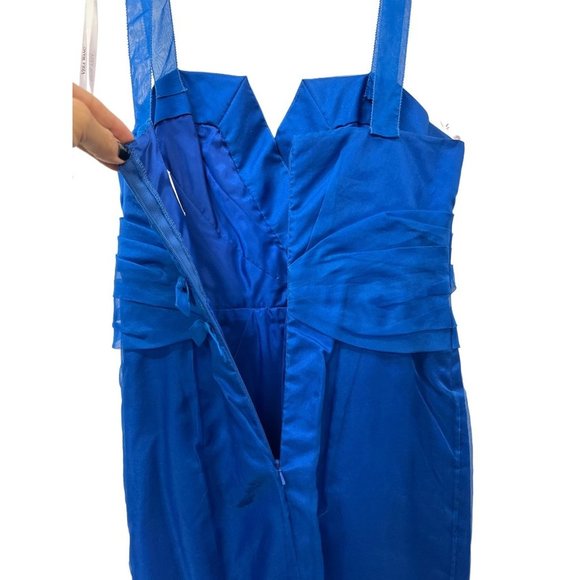 Vera Wang Designer Dress Maids Collection Royal Electric Blue - Picture 7 of 9